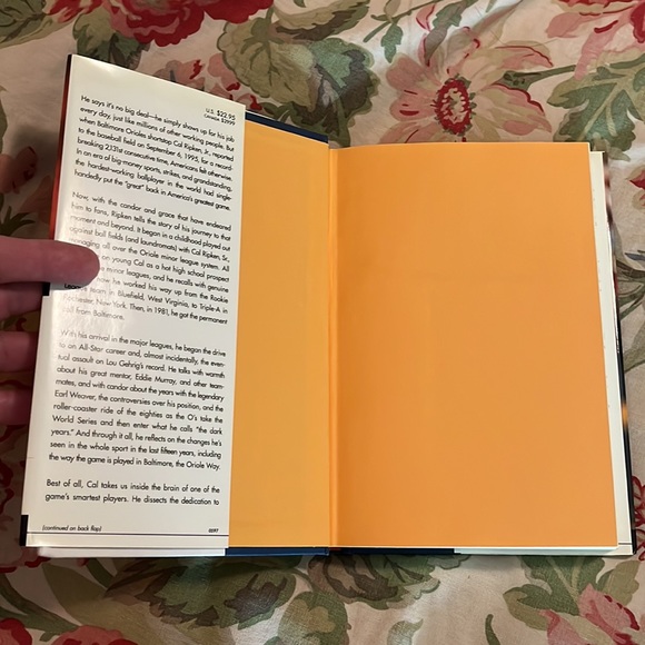 The Only Way I Know Cal Ripken Jr Hardcover Baseball Orioles + Baseball Card NEW - Picture 4 of 12